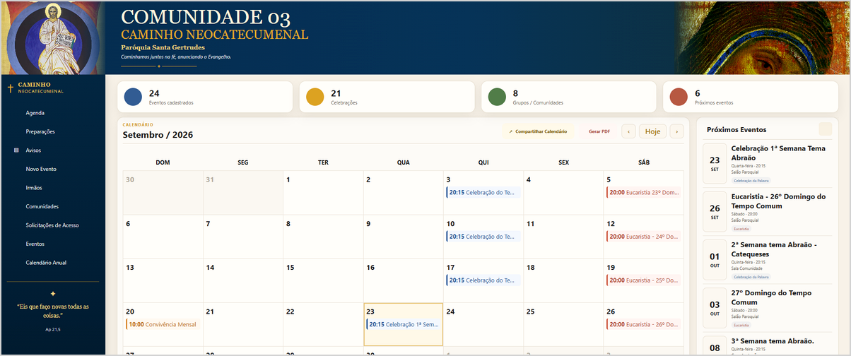 Agenda da Comunidade